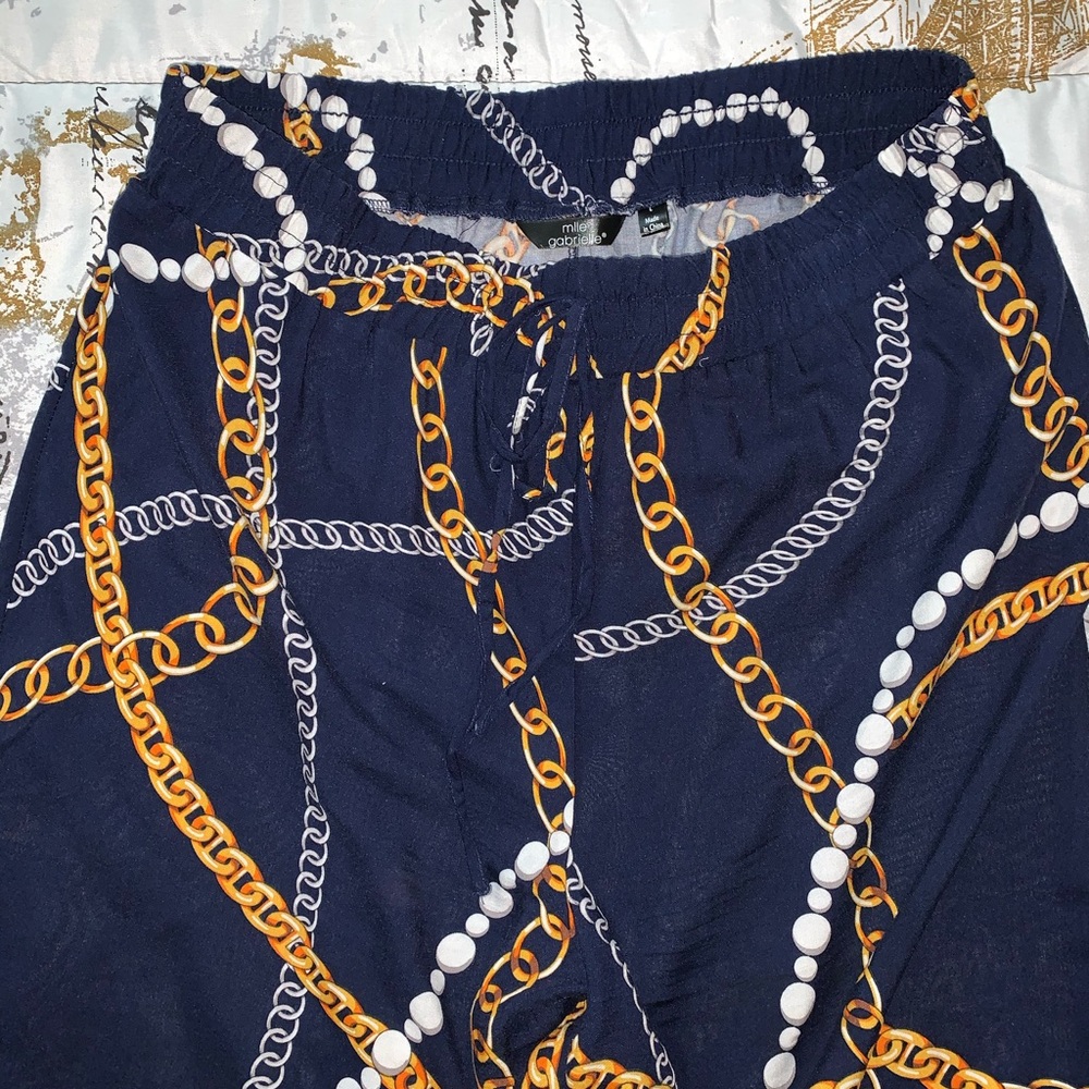 🆕 Mlle Gabrielle chain wide leg 👖